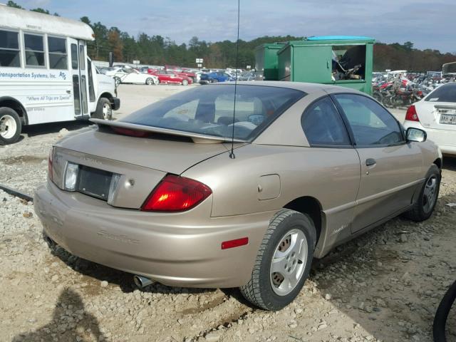 1G2JB12F637247240 - 2003 PONTIAC SUNFIRE TAN photo 4