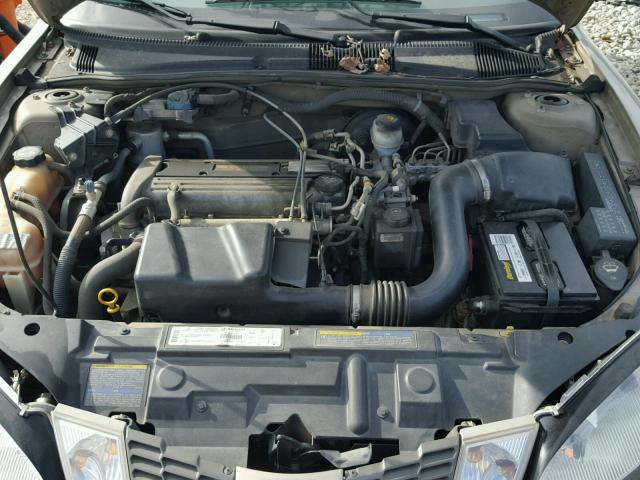 1G2JB12F637247240 - 2003 PONTIAC SUNFIRE TAN photo 7