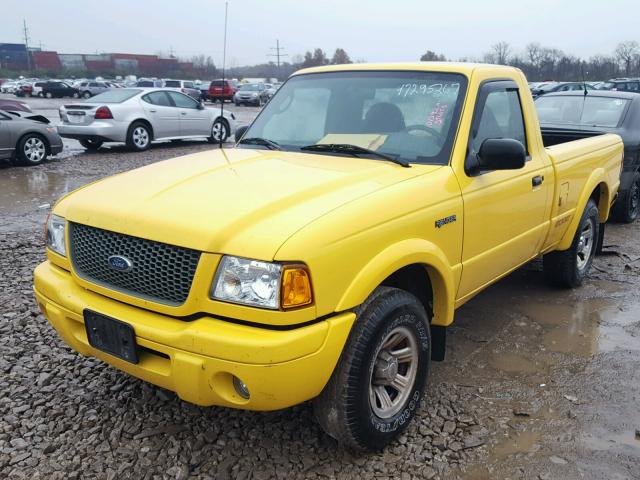 1FTYR10U33PA32955 - 2003 FORD RANGER YELLOW photo 2