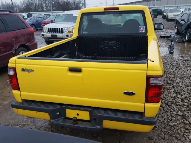 1FTYR10U33PA32955 - 2003 FORD RANGER YELLOW photo 6