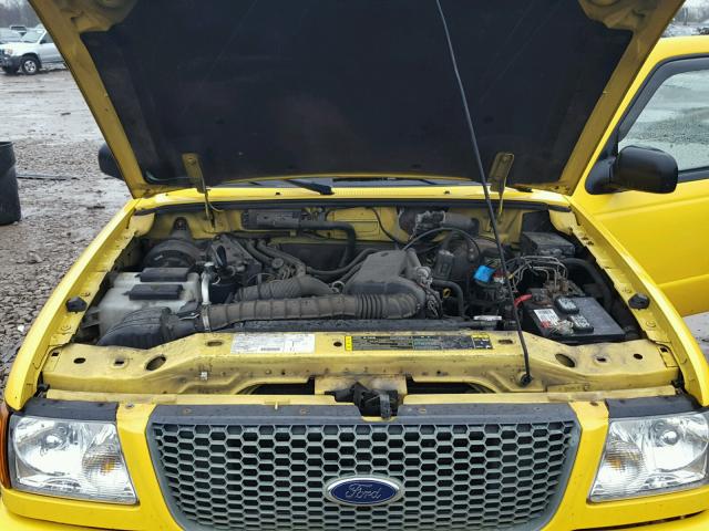 1FTYR10U33PA32955 - 2003 FORD RANGER YELLOW photo 7