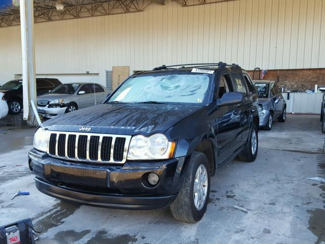 1J4HS48N35C570689 - 2005 JEEP GRAND CHER BLACK photo 2