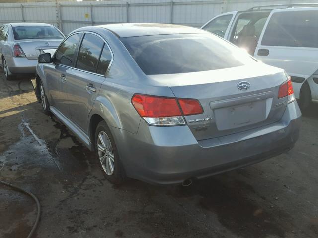 4S3BMCC65B3223943 - 2011 SUBARU LEGACY 2.5 GRAY photo 3