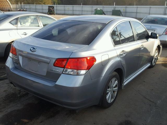 4S3BMCC65B3223943 - 2011 SUBARU LEGACY 2.5 GRAY photo 4