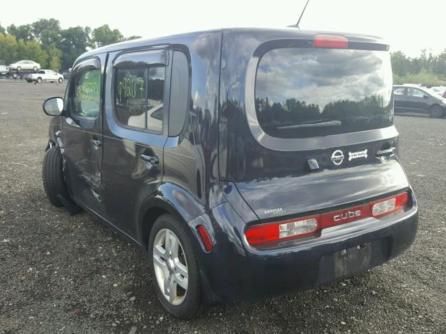 JN8AZ2KR3AT155793 - 2010 NISSAN CUBE BASE BLUE photo 3