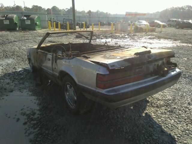 1FACP44M0MF164676 - 1991 FORD MUSTANG LX BURN photo 3