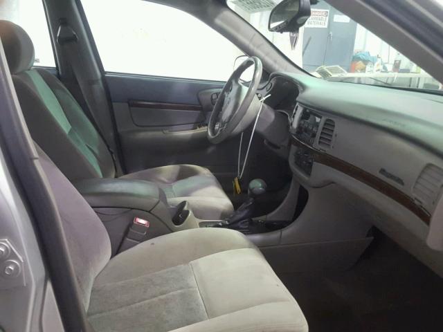 2G1WH55K959386448 - 2005 CHEVROLET IMPALA LS SILVER photo 5