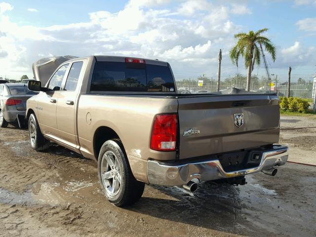 1D7RB1GT2AS250889 - 2010 DODGE RAM 1500 GOLD photo 3