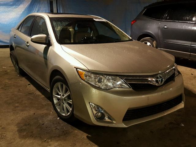 4T1BF1FK9EU755438 - 2014 TOYOTA CAMRY L GOLD photo 1