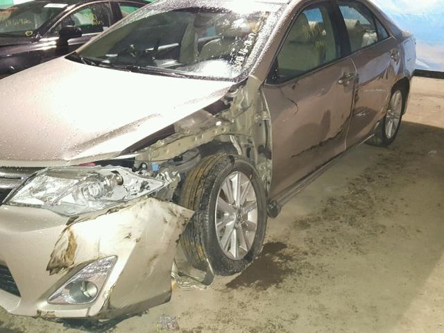 4T1BF1FK9EU755438 - 2014 TOYOTA CAMRY L GOLD photo 9