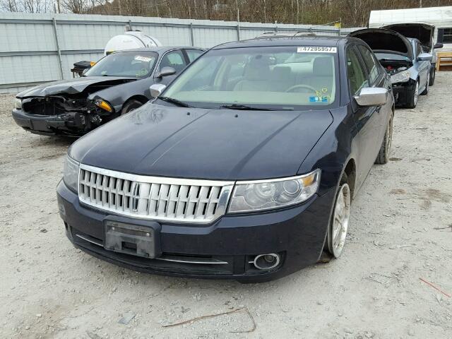 3LNHM26T48R614092 - 2008 LINCOLN MKZ BLUE photo 2