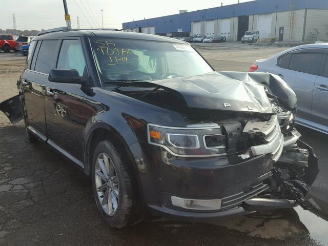 2FMGK5D88EBD01672 - 2014 FORD FLEX LIMIT BLACK photo 1