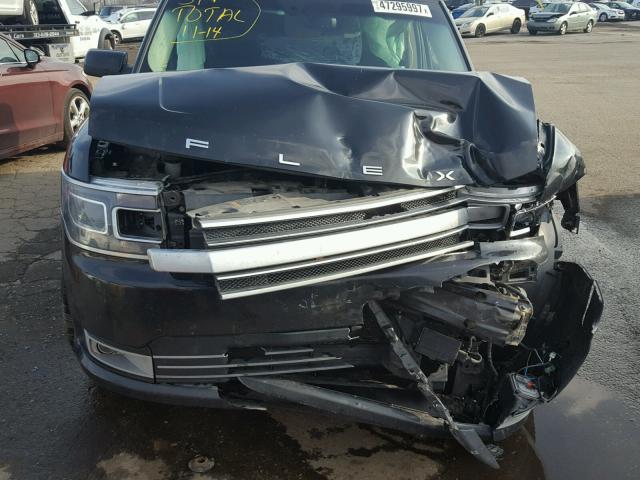 2FMGK5D88EBD01672 - 2014 FORD FLEX LIMIT BLACK photo 7