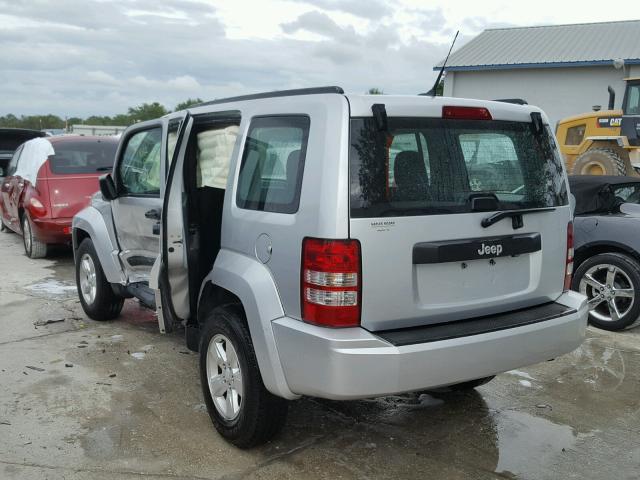 1J4PP2GK7BW552084 - 2011 JEEP LIBERTY SP SILVER photo 3