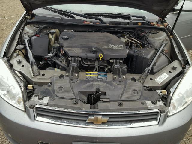 2G1WU58R379118650 - 2007 CHEVROLET IMPALA LTZ GRAY photo 7