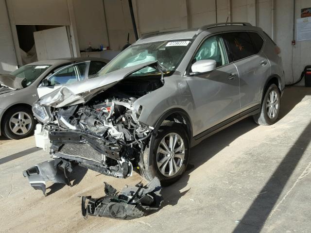 KNMAT2MT1FP502673 - 2015 NISSAN ROGUE S SILVER photo 2