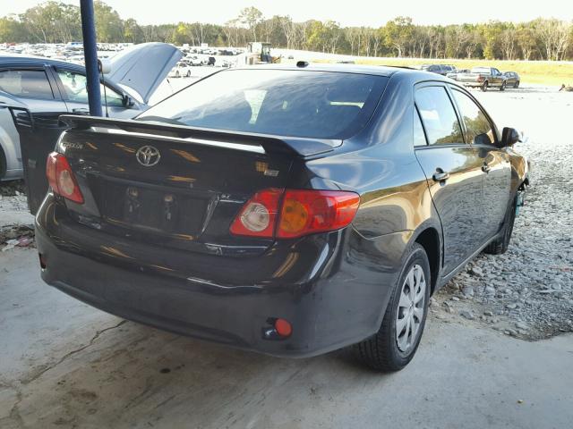 JTDBL40EX99046804 - 2009 TOYOTA COROLLA BA BLACK photo 4