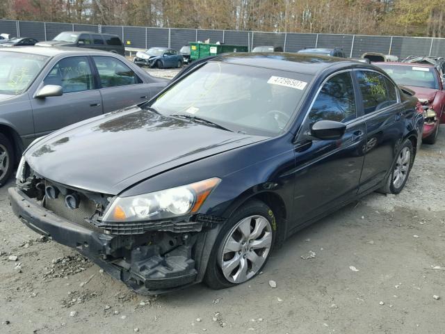 1HGCP2F79AA003355 - 2010 HONDA ACCORD EX BLACK photo 2