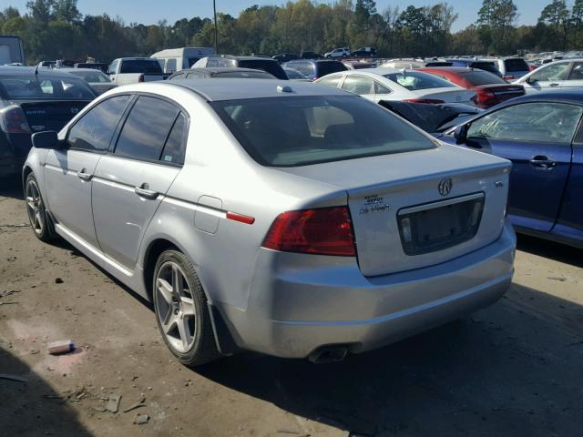 19UUA66265A020301 - 2005 ACURA TL SILVER photo 3