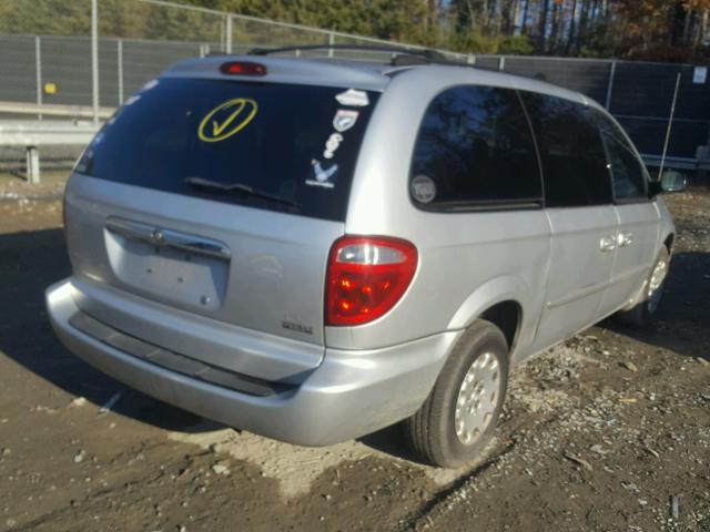 2C4GP44R03R338650 - 2003 CHRYSLER TOWN & COU SILVER photo 4