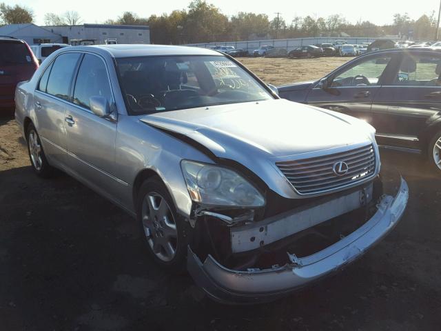 JTHBN36F540142016 - 2004 LEXUS LS 430 SILVER photo 1