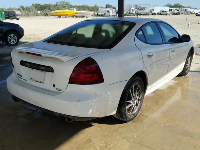 2G2WR524941261607 - 2004 PONTIAC GRAND PRIX WHITE photo 4