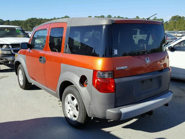 5J6YH28523L041671 - 2003 HONDA ELEMENT EX ORANGE photo 3