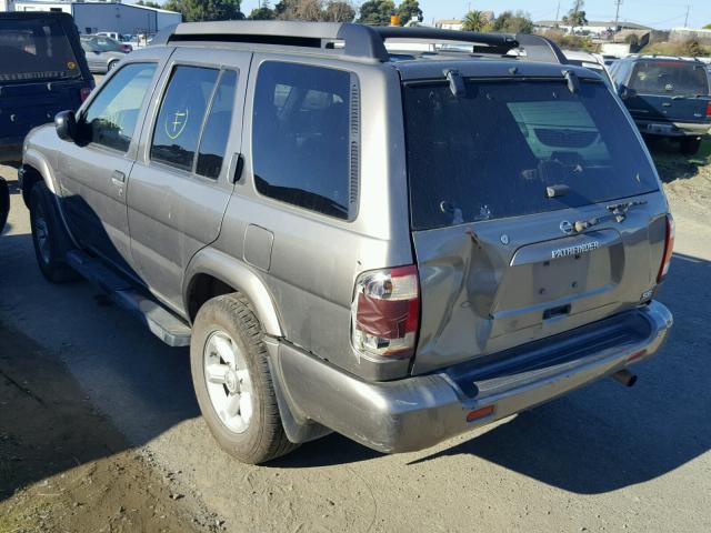 JN8DR09Y73W814040 - 2003 NISSAN PATHFINDER CHARCOAL photo 3