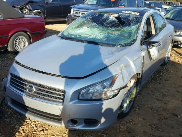 1N4AA51E69C856512 - 2009 NISSAN MAXIMA S SILVER photo 2