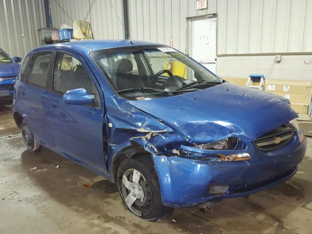 KL1TD666X7B762001 - 2007 CHEVROLET AVEO BASE Көк фото 1