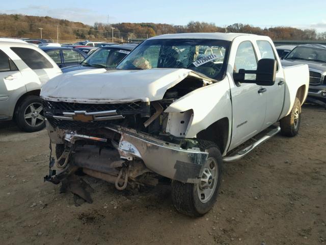 1GC1CVCG4DF113244 - 2013 CHEVROLET SILVERADO WHITE photo 2