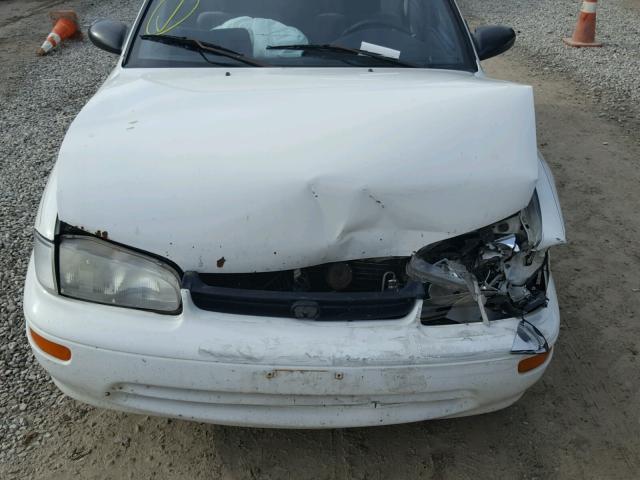 1Y1SK5263VZ451889 - 1997 GEO PRIZM BASE WHITE photo 7