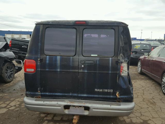 2B7HB11Y12K100519 - 2002 DODGE RAM VAN B1 BLACK photo 6