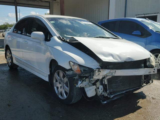 2HGFA1F55AH564063 - 2010 HONDA CIVIC LX WHITE photo 1