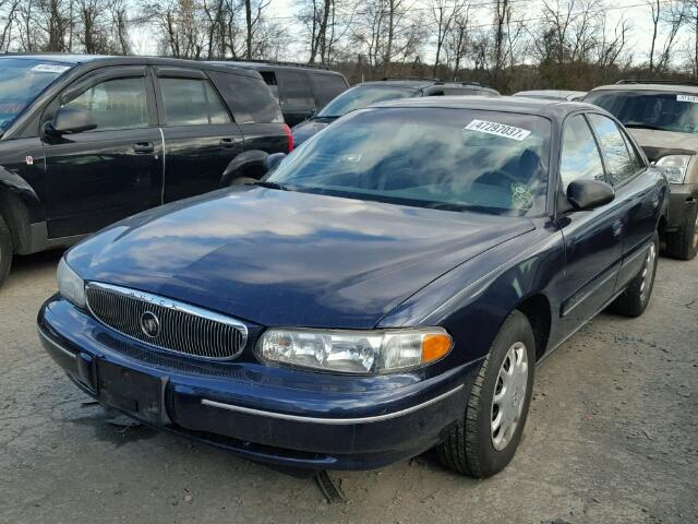 2G4WS52J221264962 - 2002 BUICK CENTURY CU BLUE photo 2