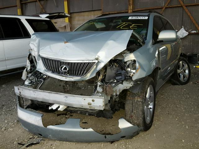 JTJGA31U540003008 - 2004 LEXUS RX 330 SILVER photo 2