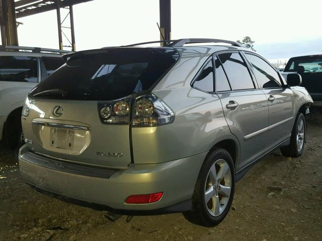 JTJGA31U540003008 - 2004 LEXUS RX 330 SILVER photo 4