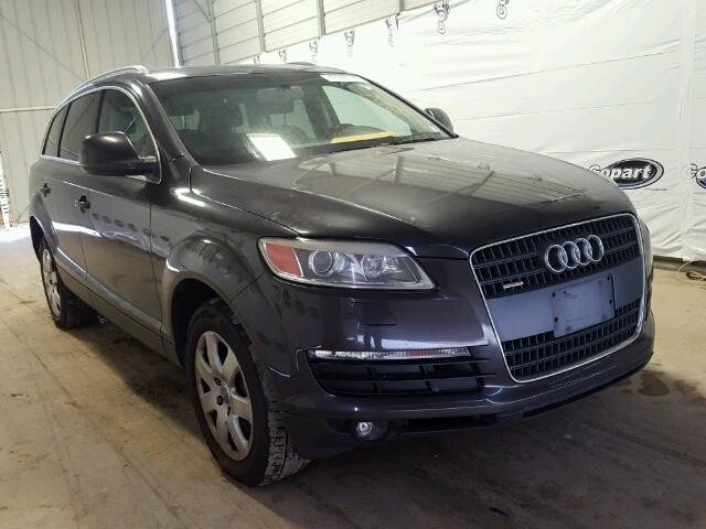 WA1BY94L37D026518 - 2007 AUDI Q7 3.6 QUA GRAY photo 1