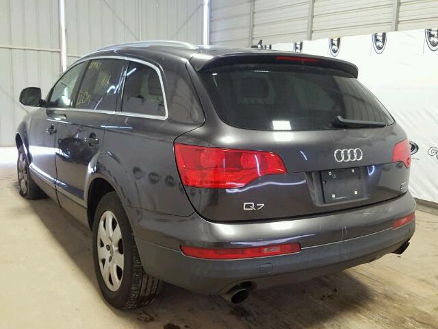 WA1BY94L37D026518 - 2007 AUDI Q7 3.6 QUA GRAY photo 3