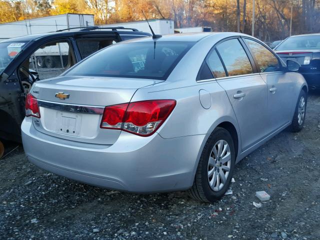 1G1PC5SH5B7209145 - 2011 CHEVROLET CRUZE LS SILVER photo 4