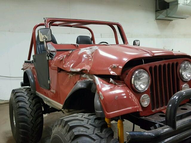 J8M83EA055167 - 1978 JEEP CJ-5 RED photo 10