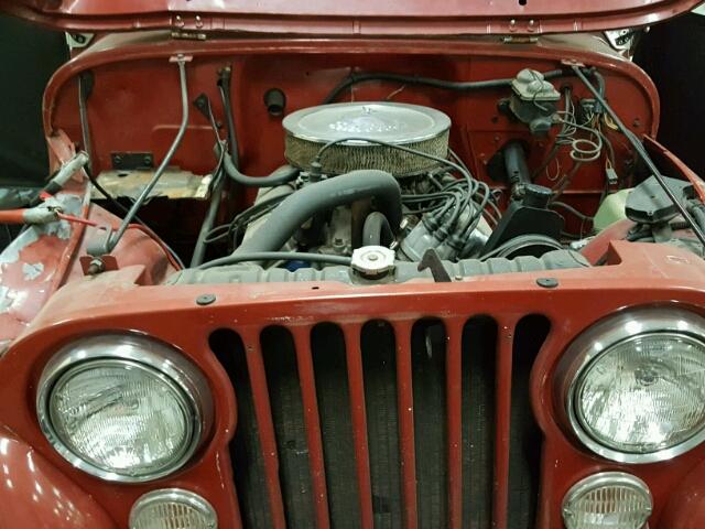 J8M83EA055167 - 1978 JEEP CJ-5 RED photo 7