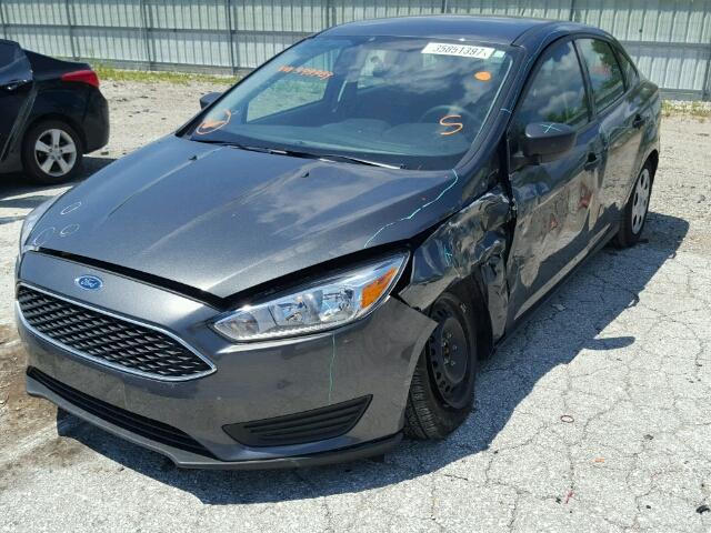 1FADP3E22GL398769 - 2016 FORD FOCUS S GRAY photo 2