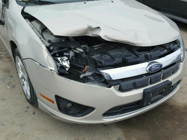 3FAHP0HA6AR345150 - 2010 FORD FUSION SE TAN photo 9