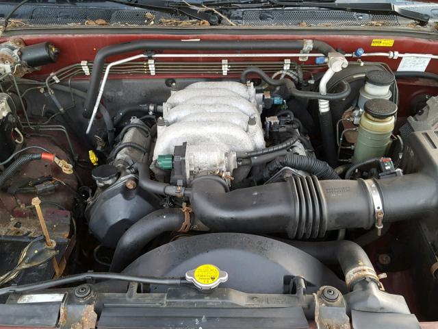 4S2DF58Y944600798 - 2004 ISUZU AXIOM XS Qırmızı foto 7