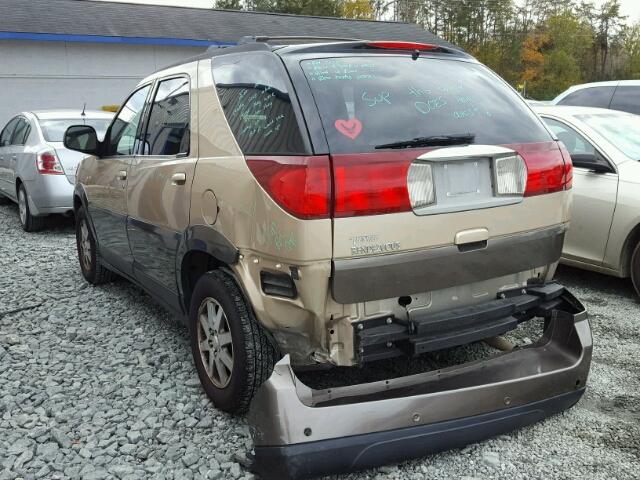 3G5DA03E84S522550 - 2004 BUICK RENDEZVOUS GOLD photo 3