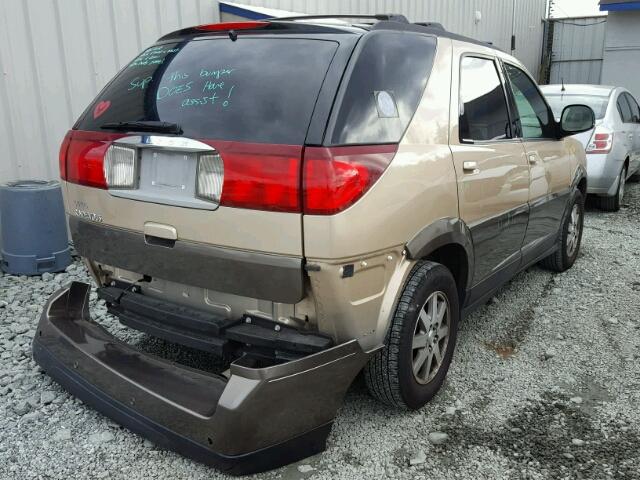 3G5DA03E84S522550 - 2004 BUICK RENDEZVOUS GOLD photo 4