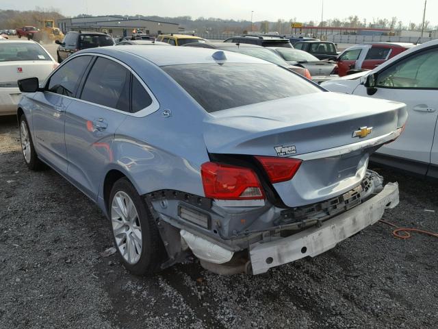 1G11Y5SL2EU145485 - 2014 CHEVROLET IMPALA LS BLUE photo 3