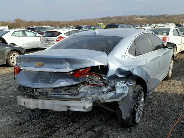 1G11Y5SL2EU145485 - 2014 CHEVROLET IMPALA LS BLUE photo 4