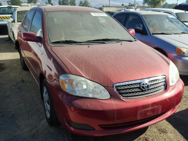 1NXBR32E47Z834022 - 2007 TOYOTA COROLLA LE RED photo 1